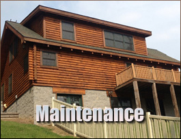  Amonate, Virginia Log Home Maintenance